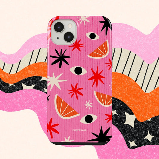 Starry Pink Tough Phone Case - Posterami