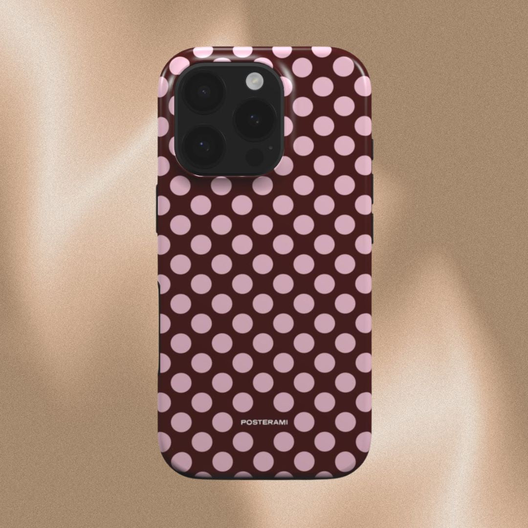 Strawberry Polka Tough Phone Case - Posterami