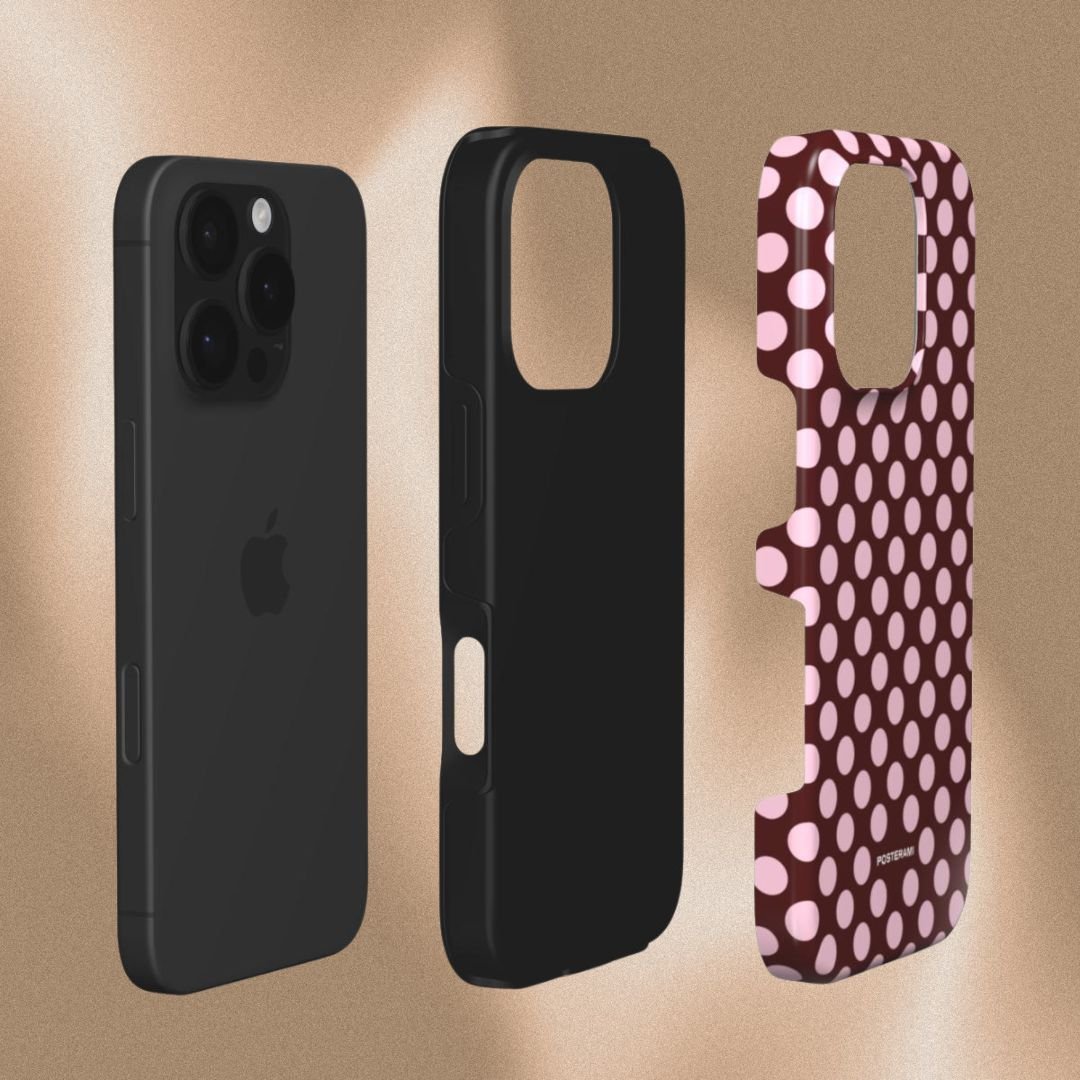 Strawberry Polka Tough Phone Case - Posterami