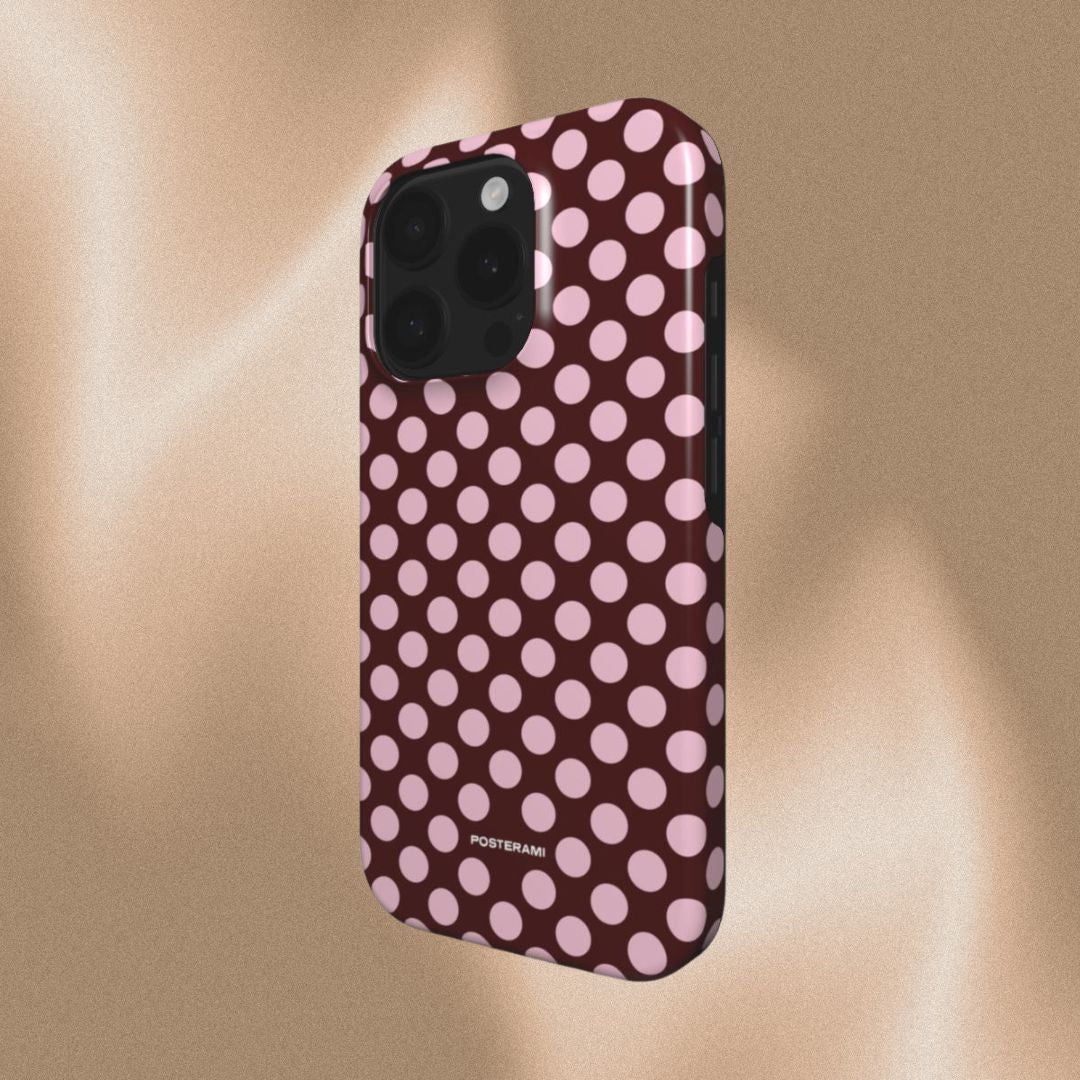 Strawberry Polka Tough Phone Case - Posterami