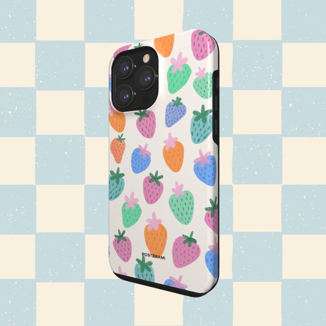 Strawberry Tough Phone Case - Posterami