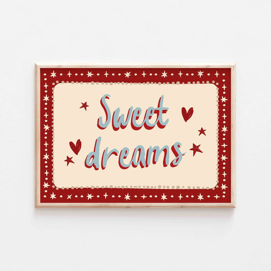 Sweet Dreams Art Print - Posterami