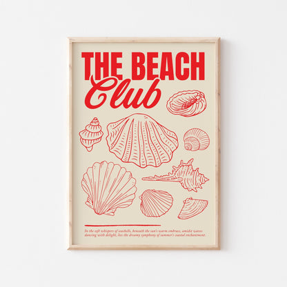The Beach Club Art Print - Posterami