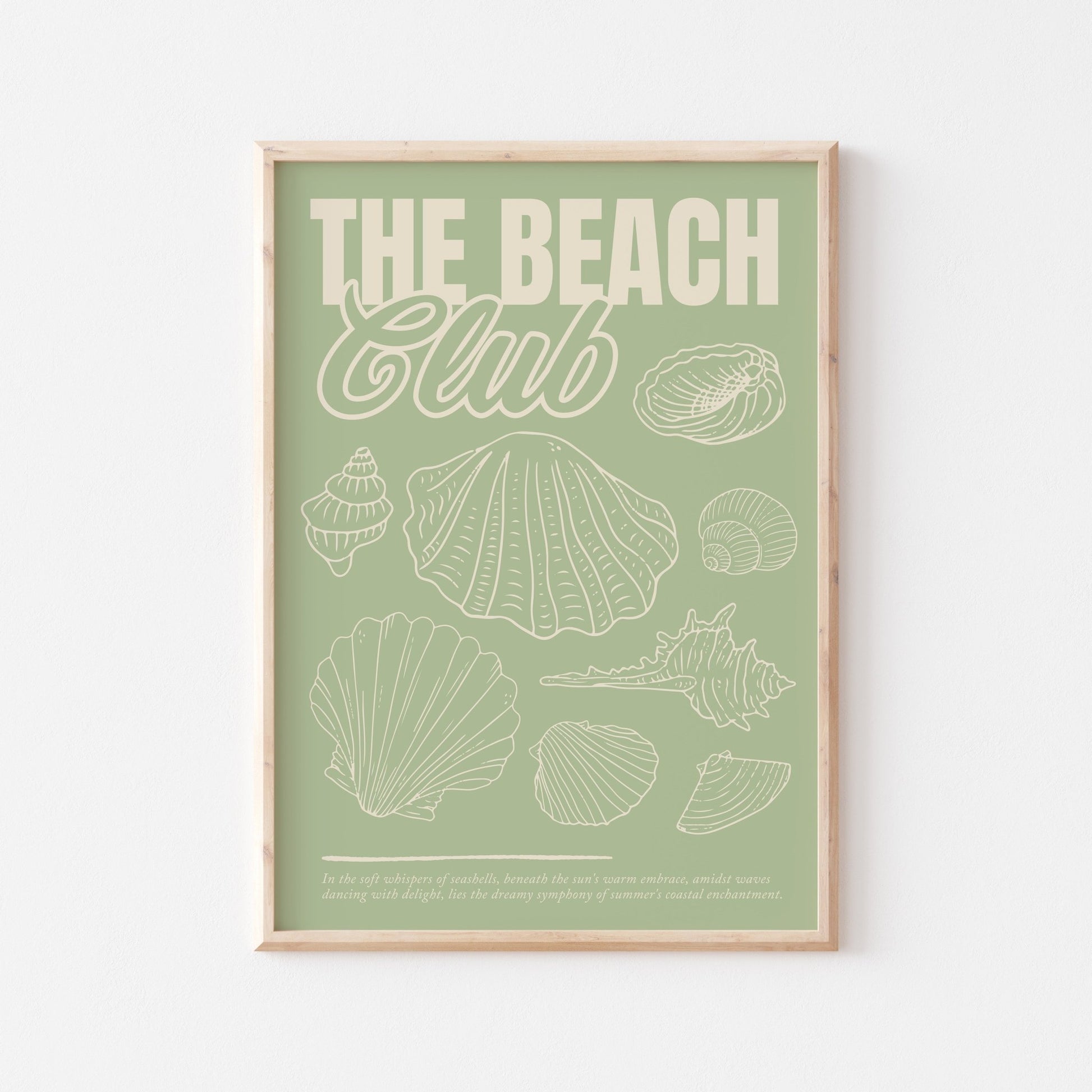 The Beach Club Art Print - Posterami