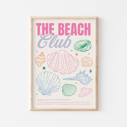 The Beach Club Art Print - Posterami