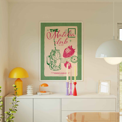 The Matcha Club Art Print - Posterami