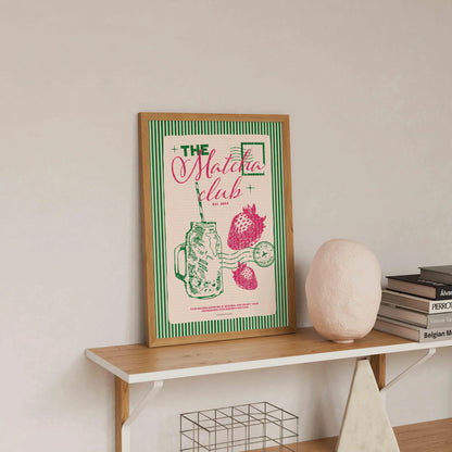 The Matcha Club Art Print - Posterami