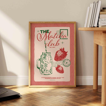 The Matcha Club Art Print - Posterami