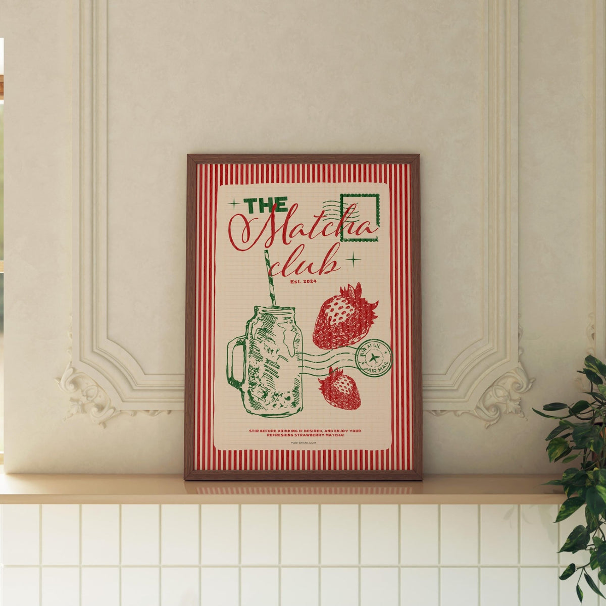 The Matcha Club Art Print - Posterami
