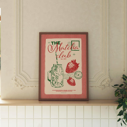 The Matcha Club Art Print - Posterami