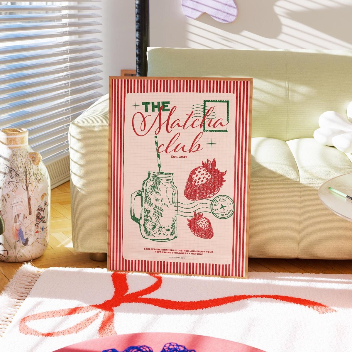 The Matcha Club Art Print - Posterami