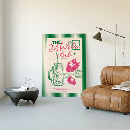 The Matcha Club Art Print - Posterami