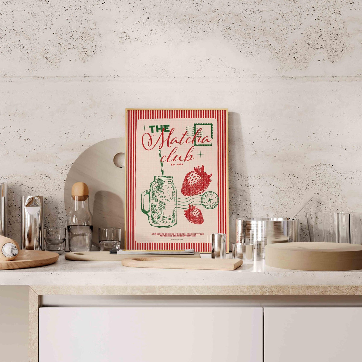 The Matcha Club Art Print - Posterami