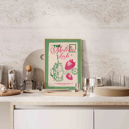 The Matcha Club Art Print - Posterami