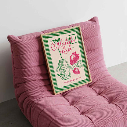 The Matcha Club Art Print - Posterami