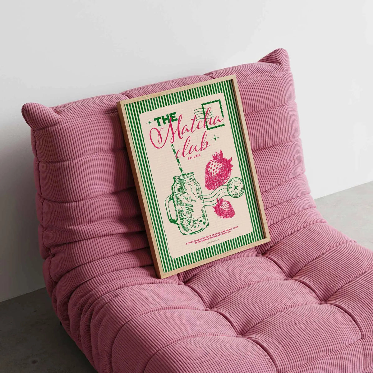 The Matcha Club Art Print - Posterami