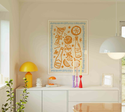 The Perfect Aperol Spritz Art Print - Posterami