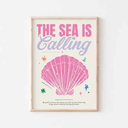 The Sea Is Calling Art Print - Posterami