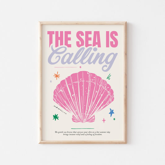 The Sea Is Calling Art Print - Posterami