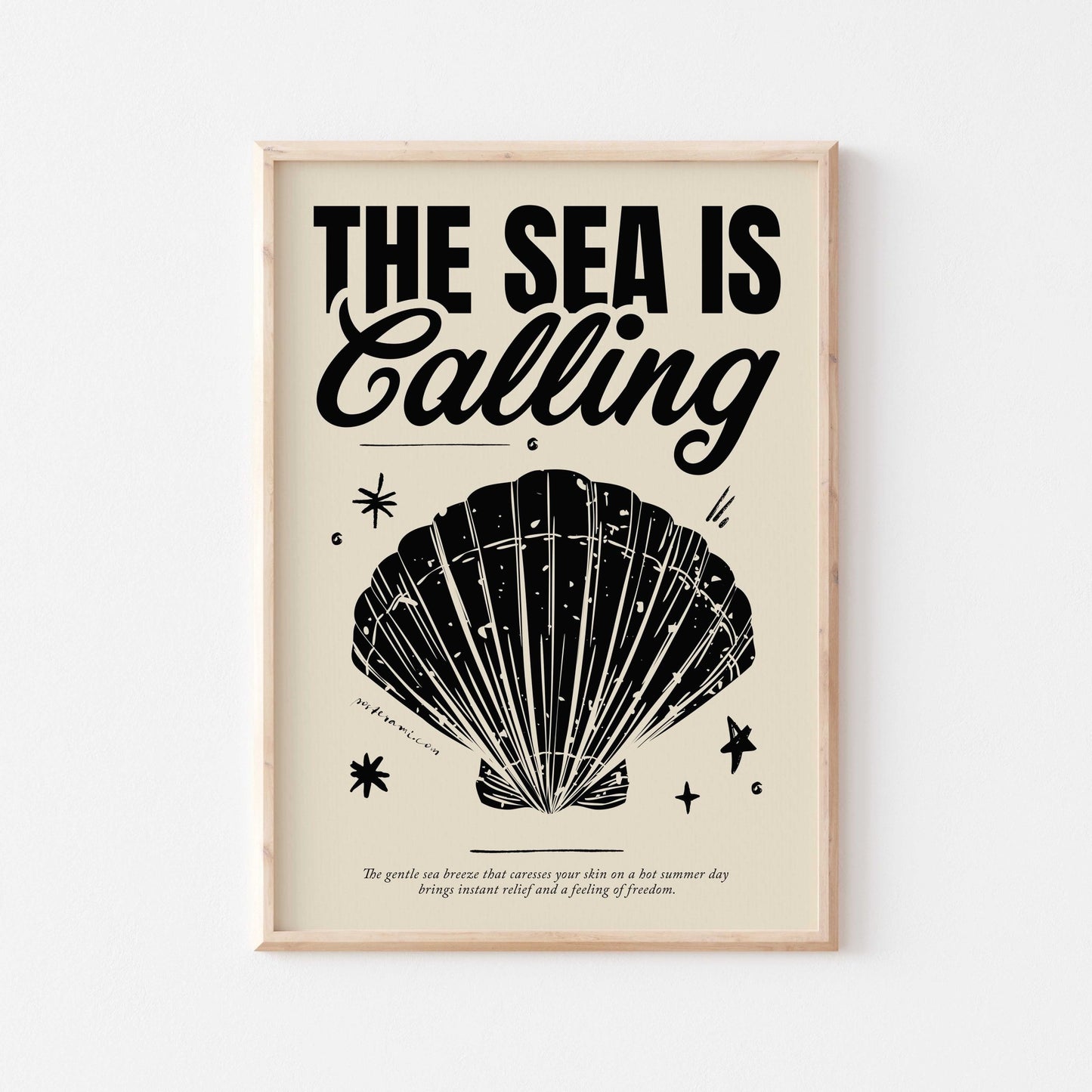 The Sea Is Calling Art Print - Posterami