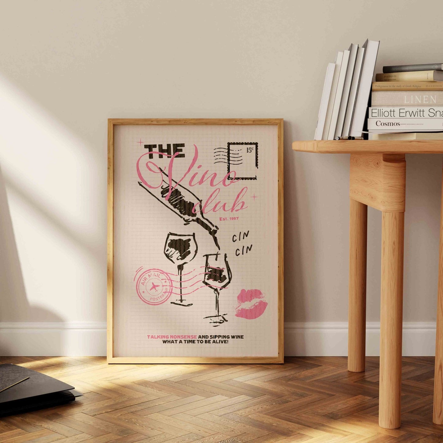 The Vino Club Art Print - Posterami