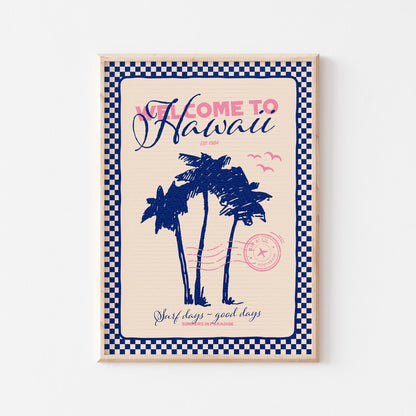 Welcome To Hawaii Art Print - Posterami