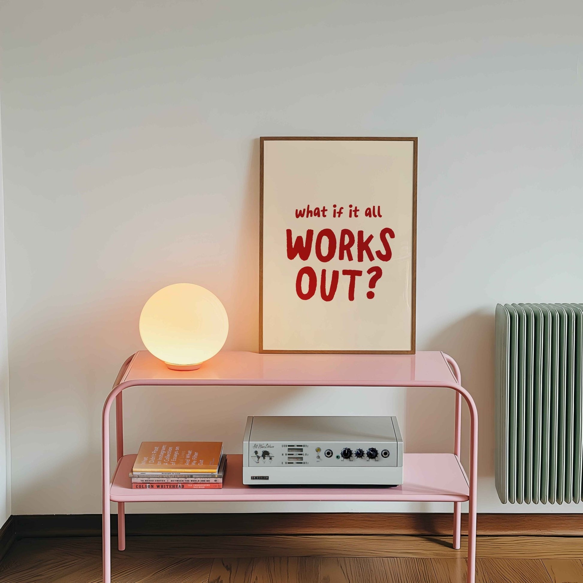 What If It All Works Out Art Print - Posterami
