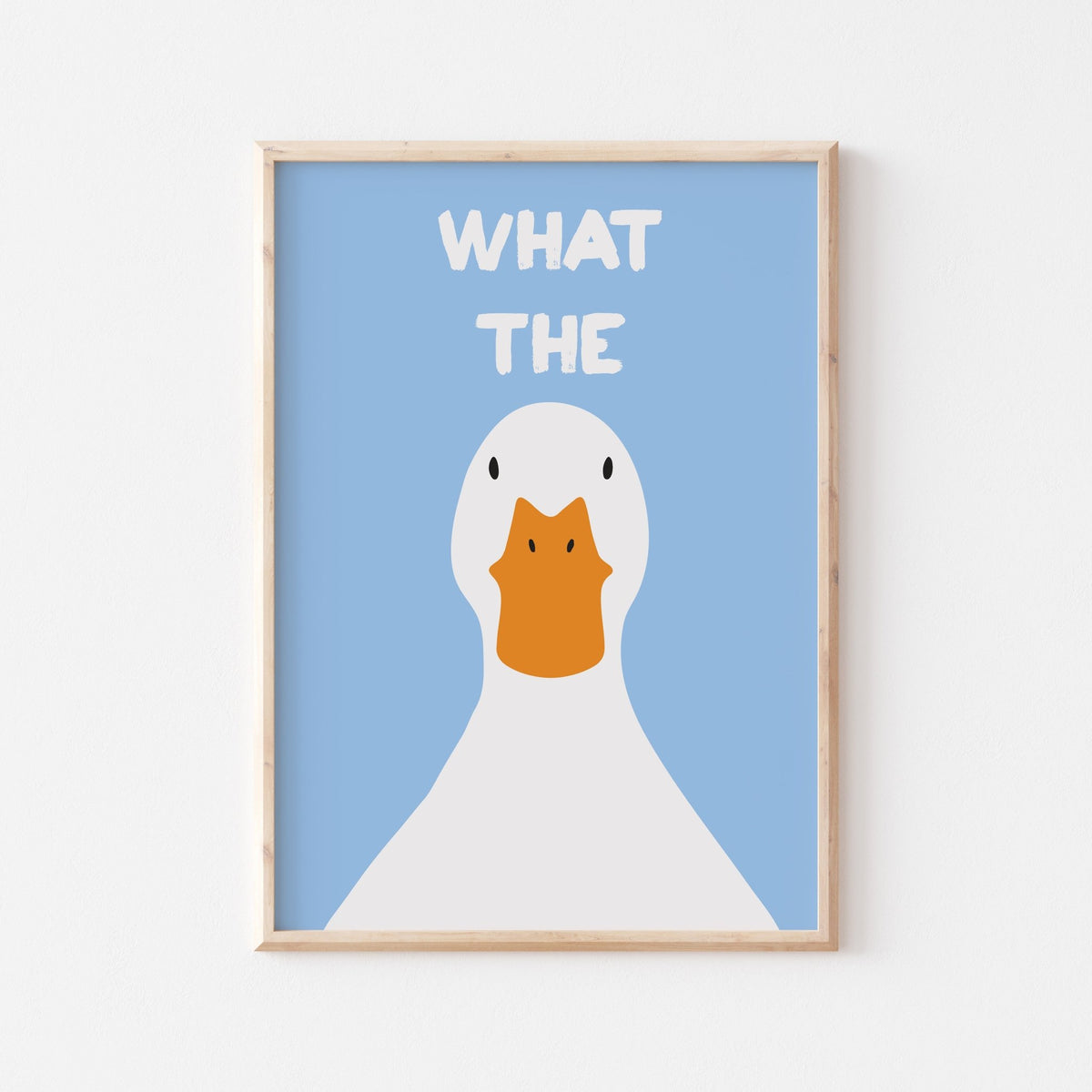 What The Duck Art Print – Posterami