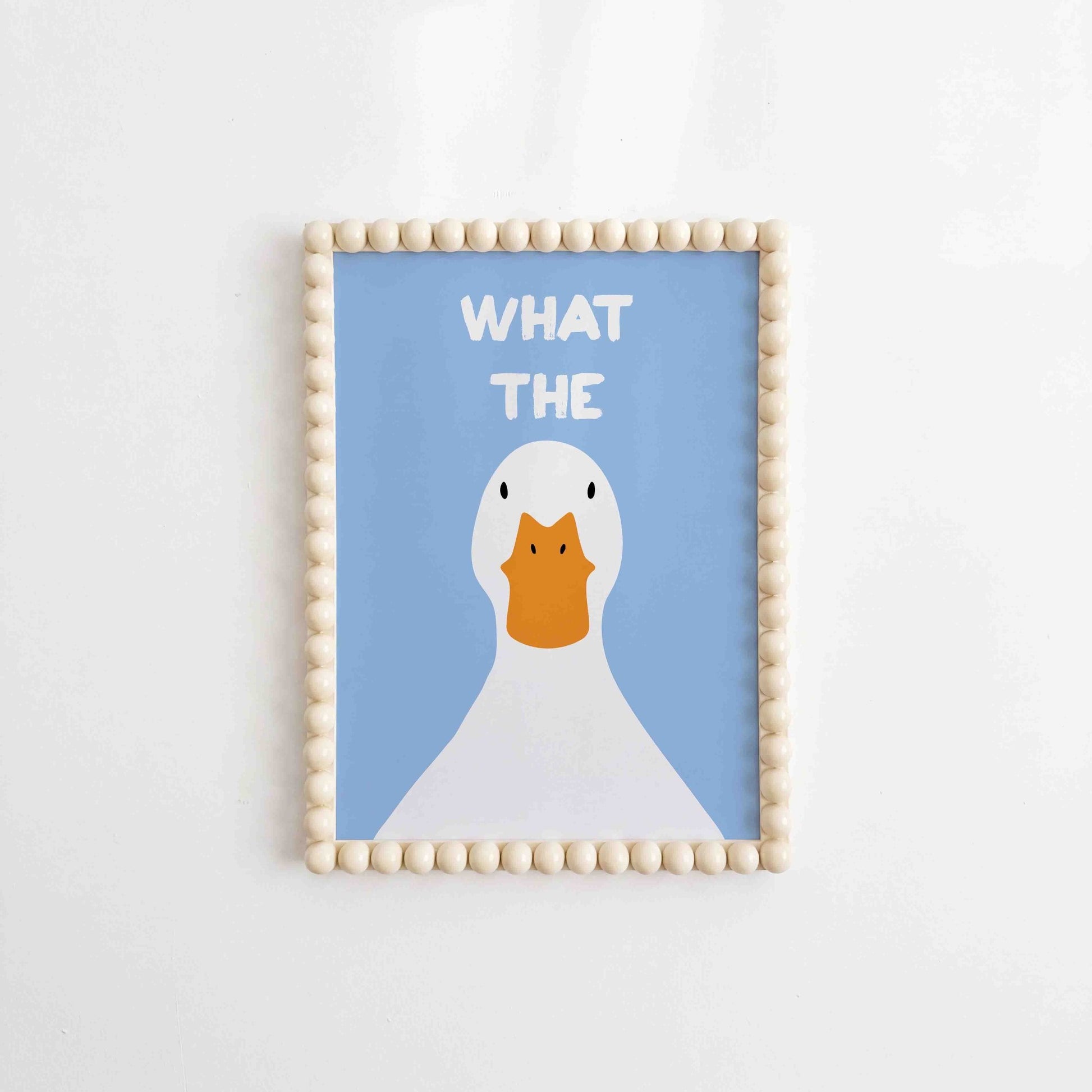 What The Duck Art Print - Posterami