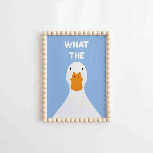 What The Duck Art Print - Posterami