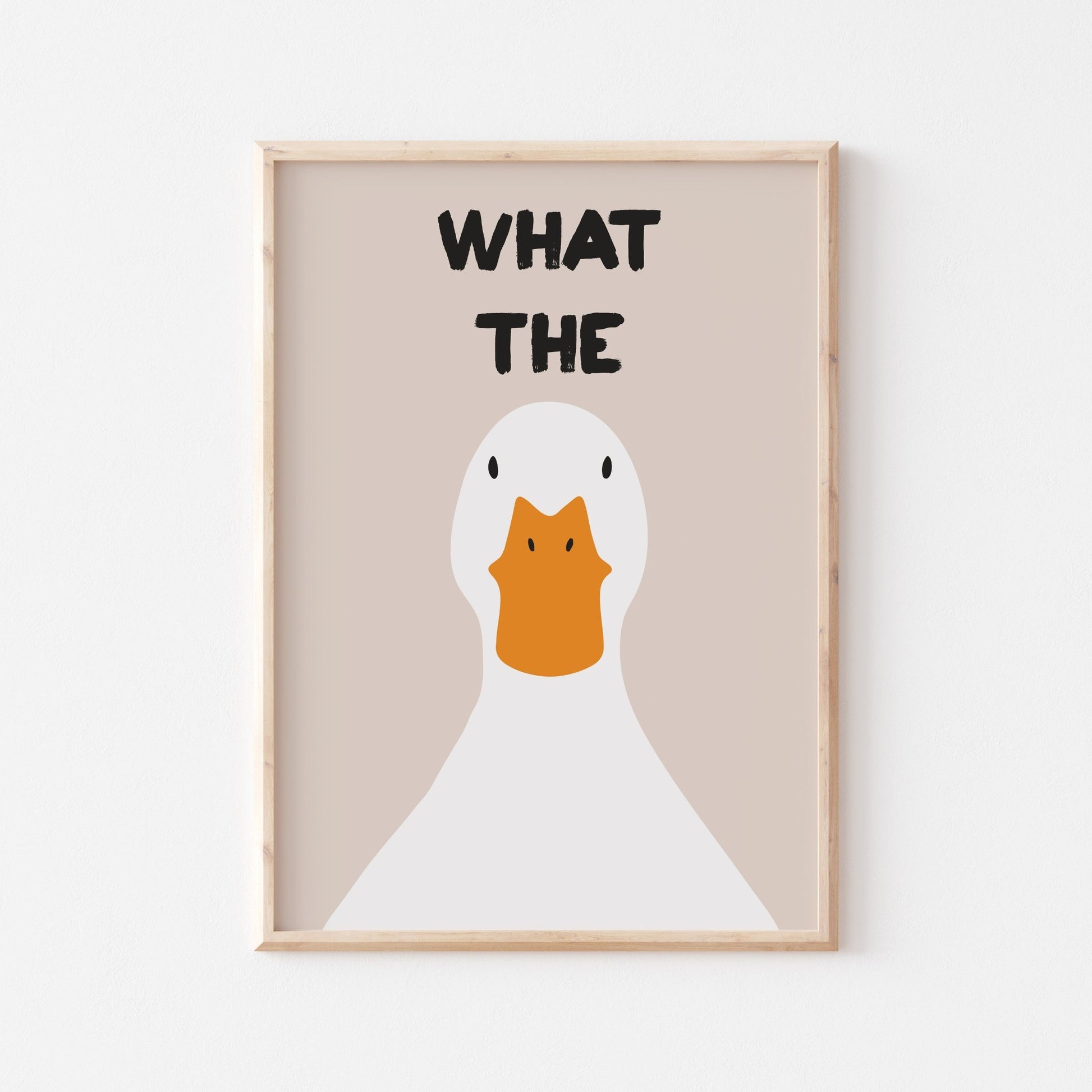 What The Duck Art Print - Posterami