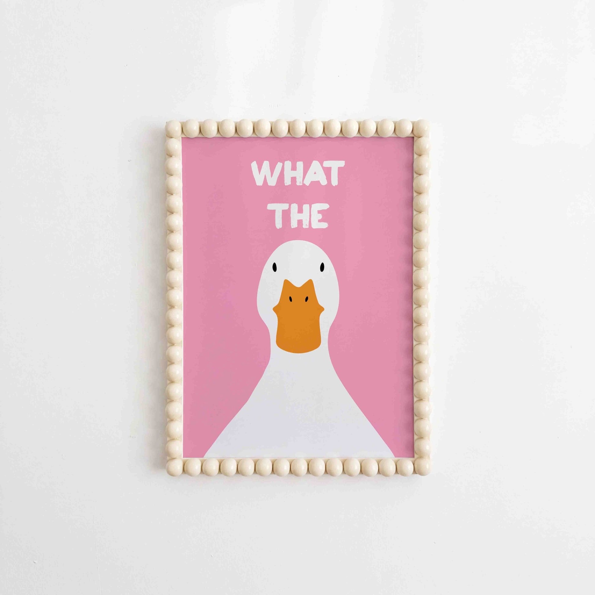 What The Duck Art Print - Posterami