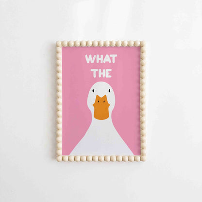 What The Duck Art Print - Posterami