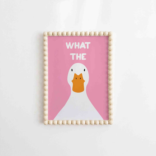 What The Duck Art Print - Posterami