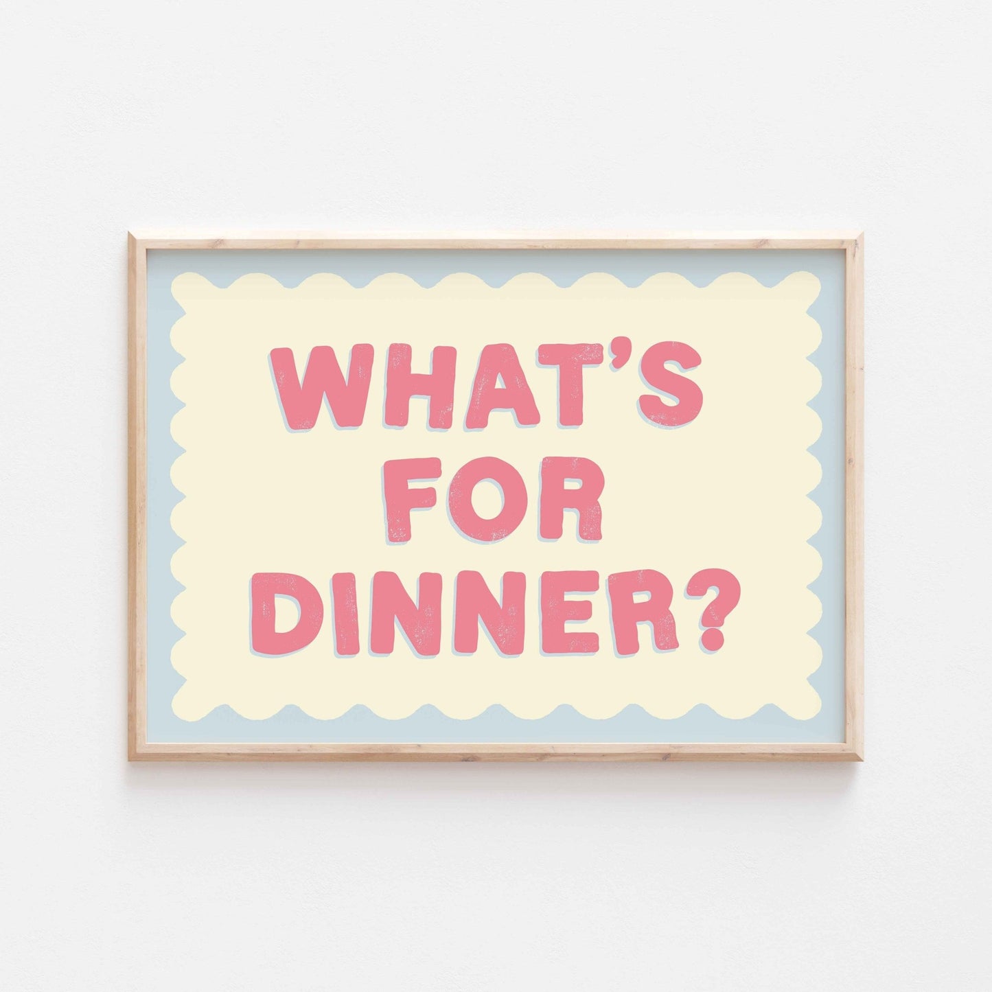 What's For Dinner Art Print - Posterami