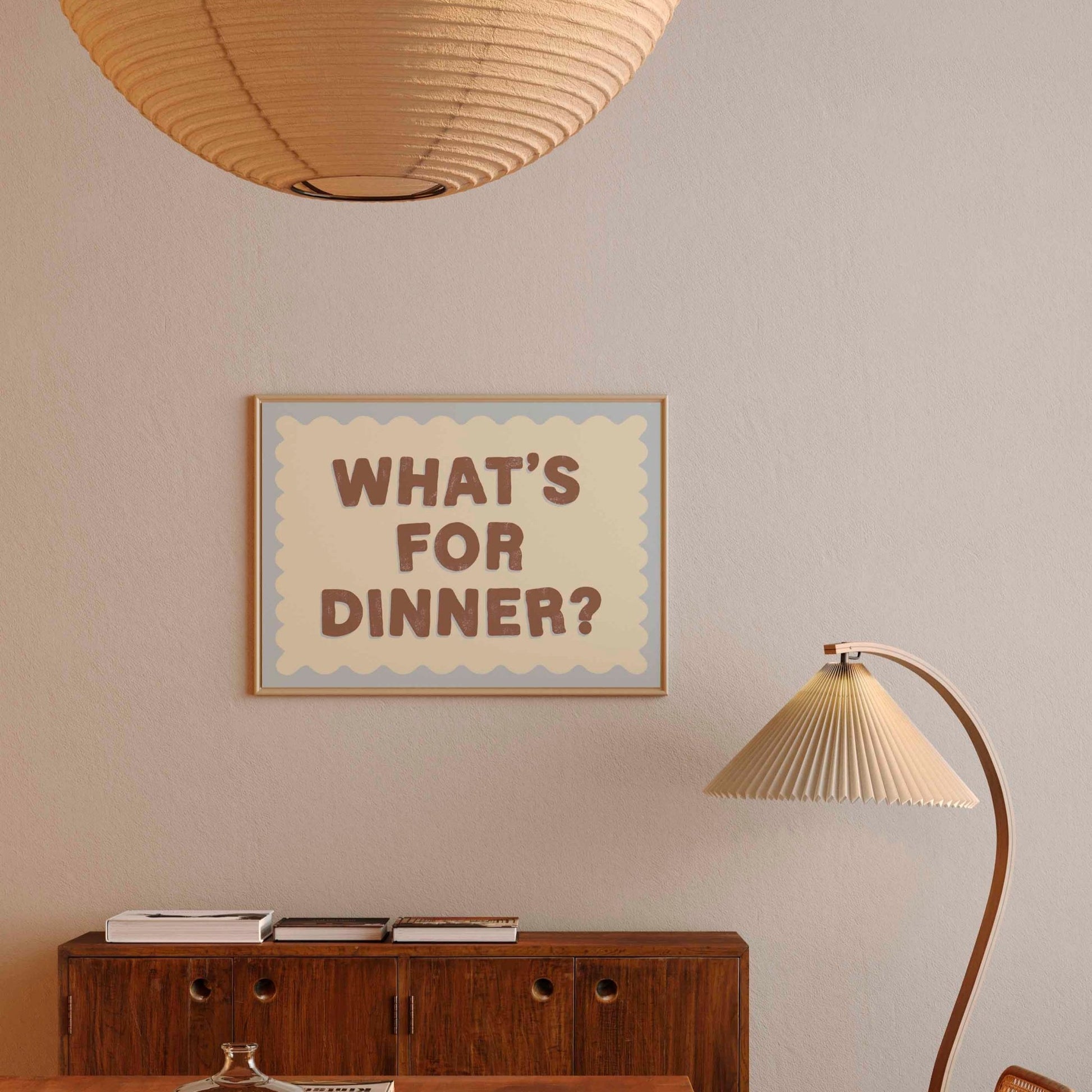 What's For Dinner Art Print - Posterami