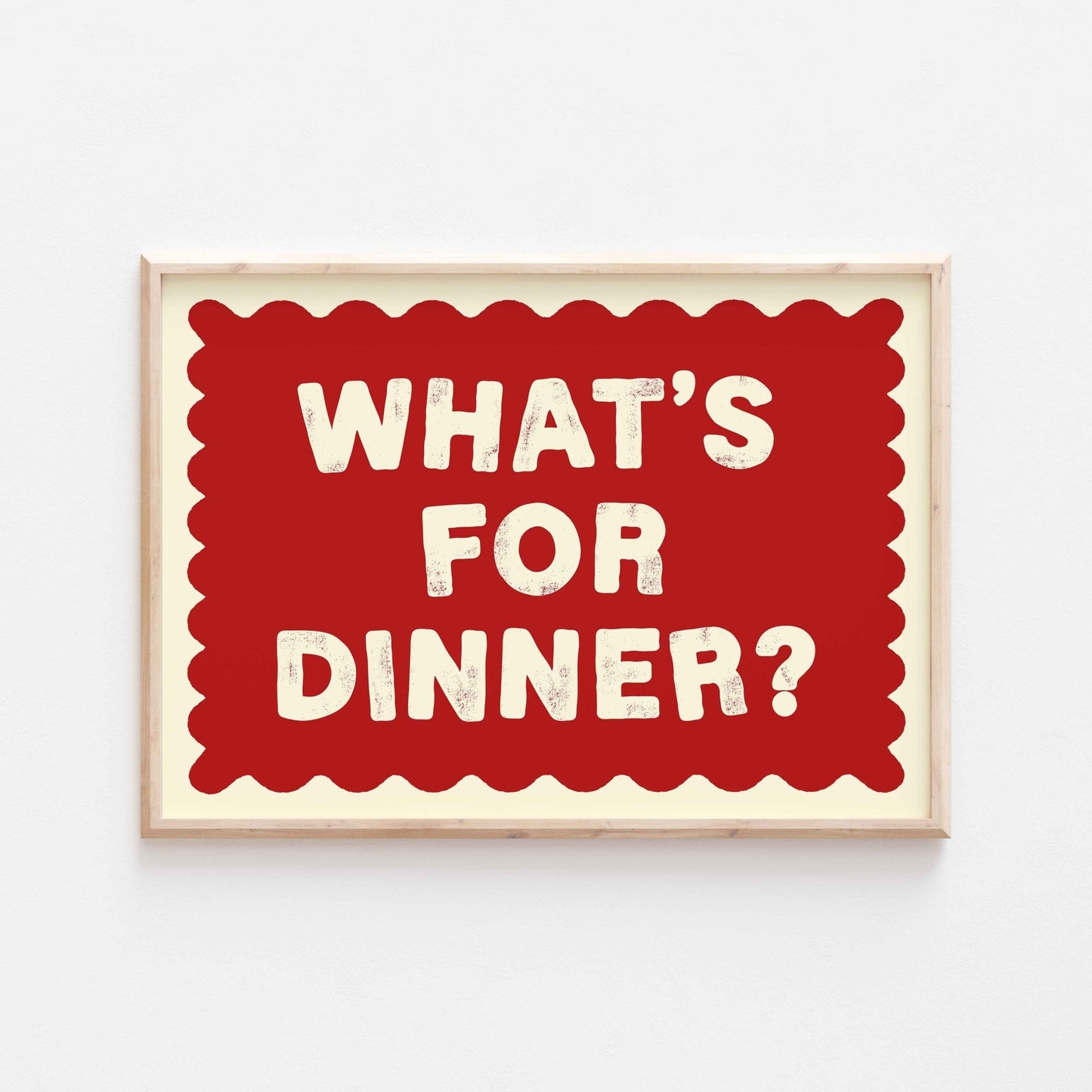 What's For Dinner Art Print - Posterami