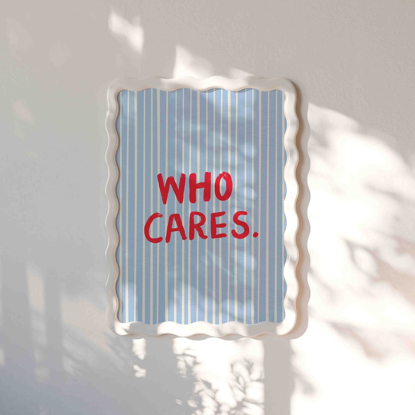 Who Cares Art Print - Posterami