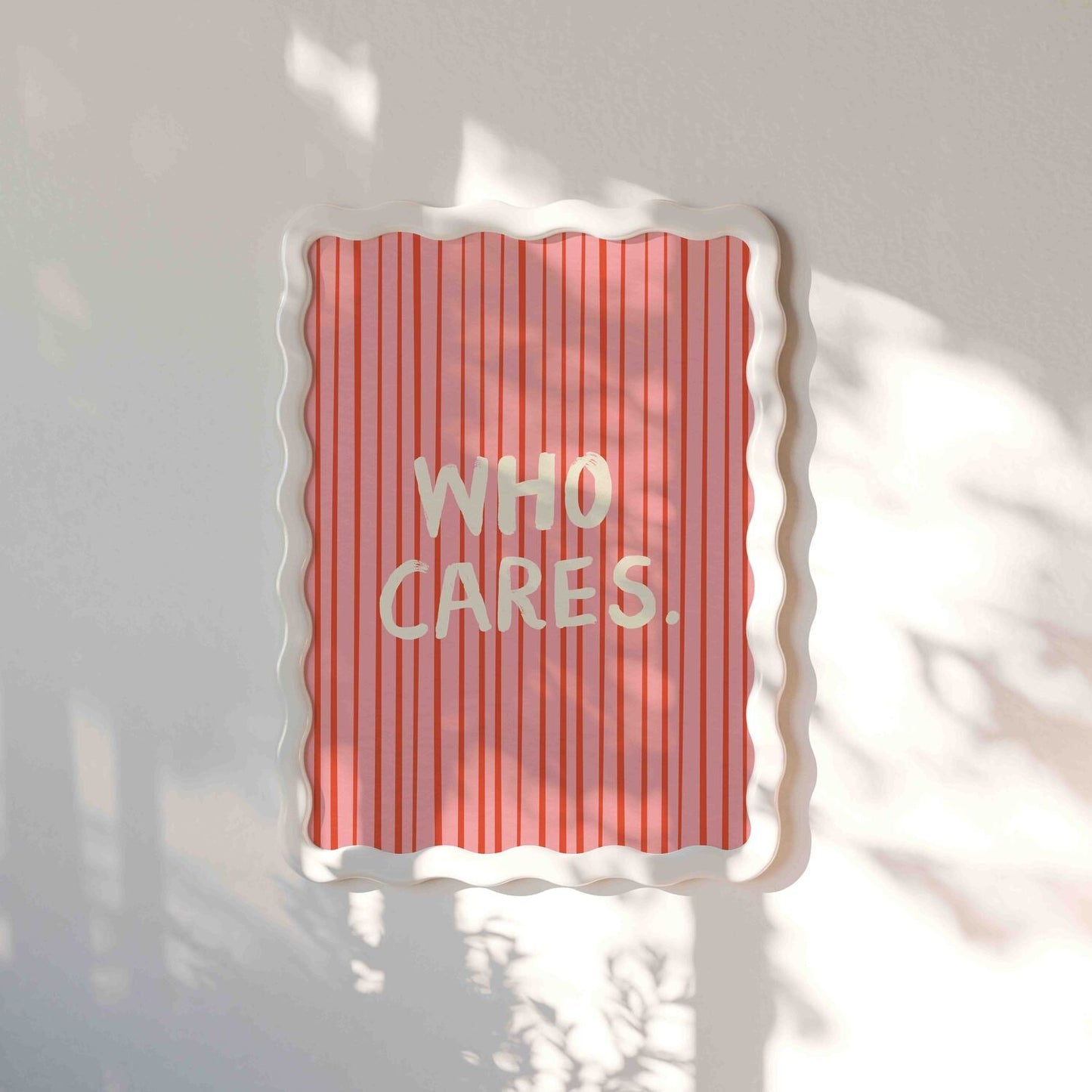 Who Cares Art Print - Posterami