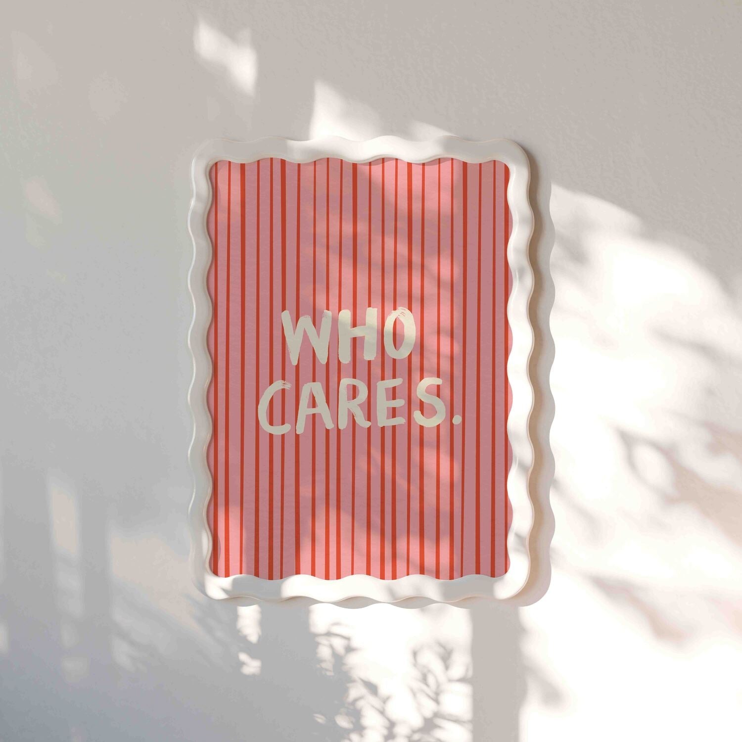 Who Cares Art Print - Posterami