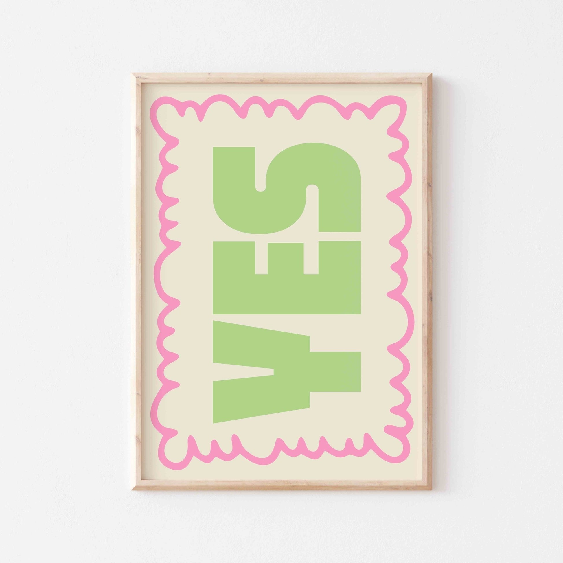 Yes Art Print - Posterami