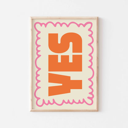 Yes Art Print - Posterami