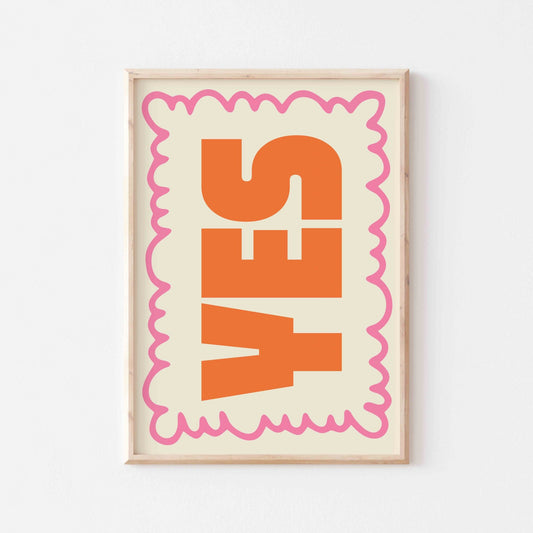 Yes Art Print - Posterami