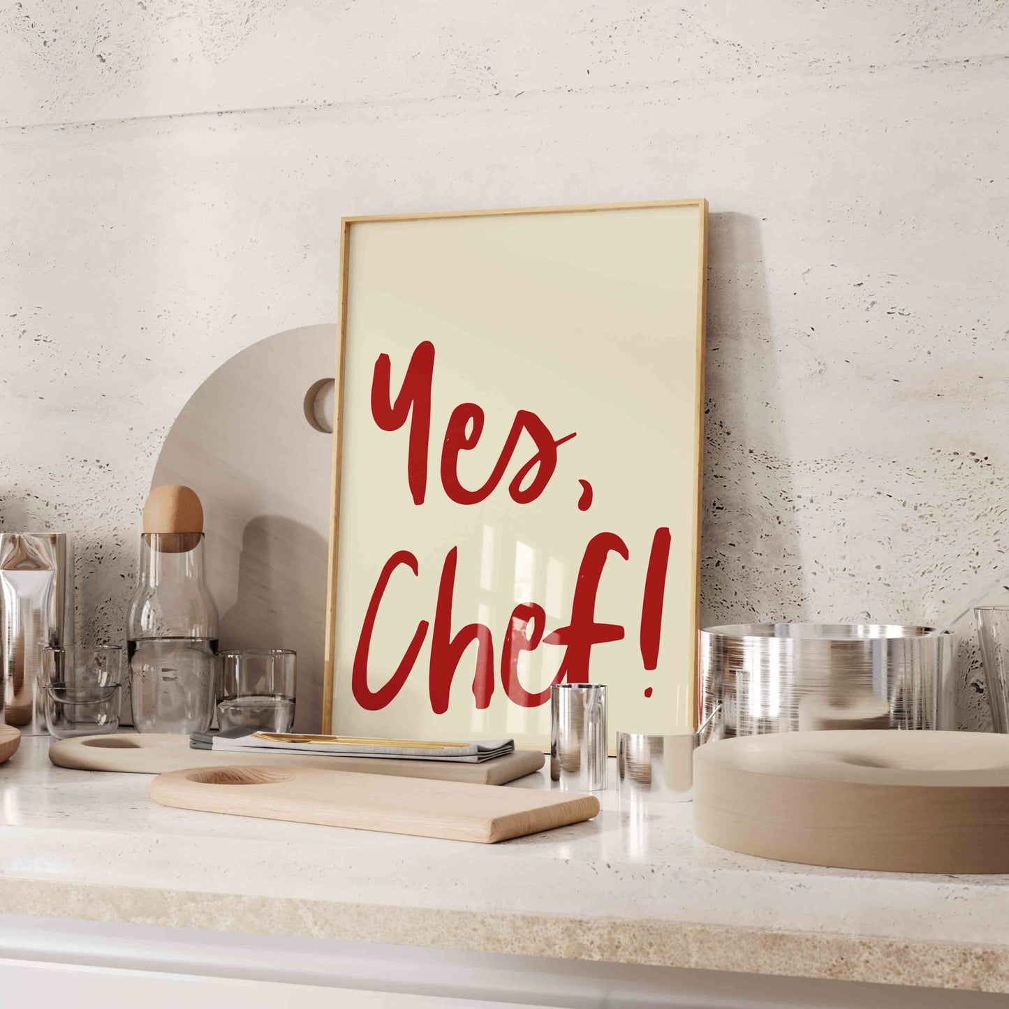 Yes Chef Art Print - Posterami