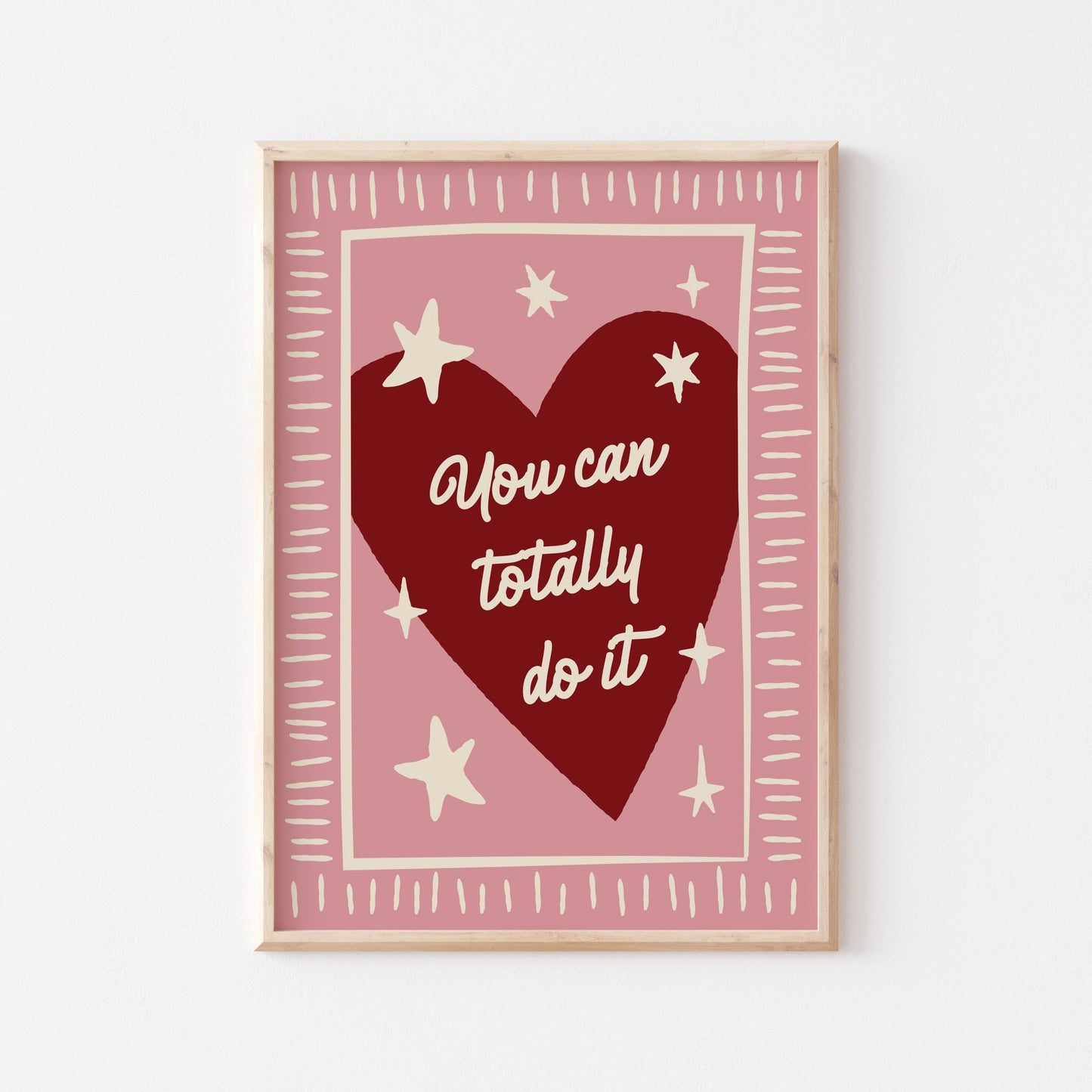 You Can Totally Do It Art Print - Posterami