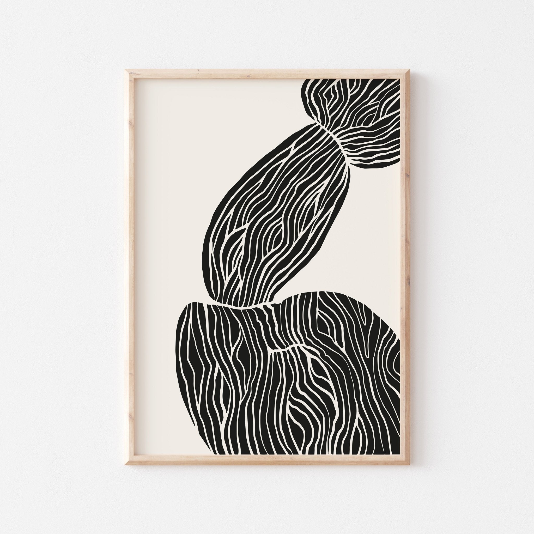 Abstract Lines Art Print – POSTERAMI