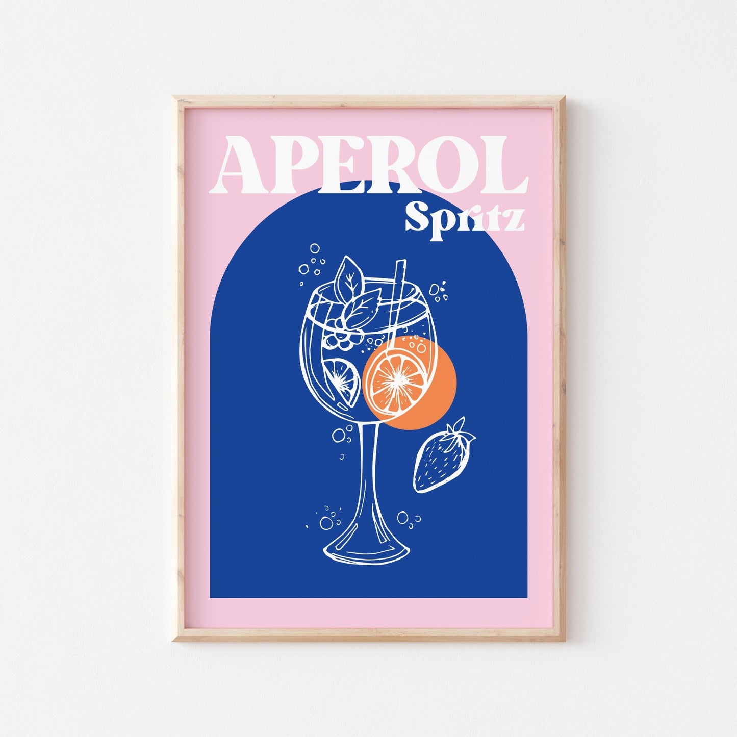 Aperol Spritz Cocktail Print No. 2 - POSTERAMI