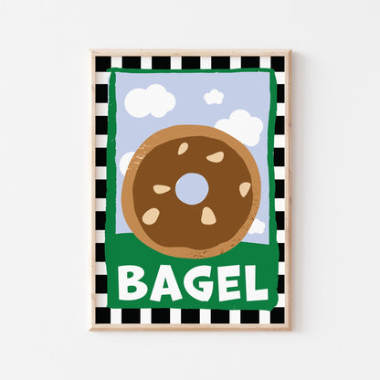 Bagel Art Print - Posterami
