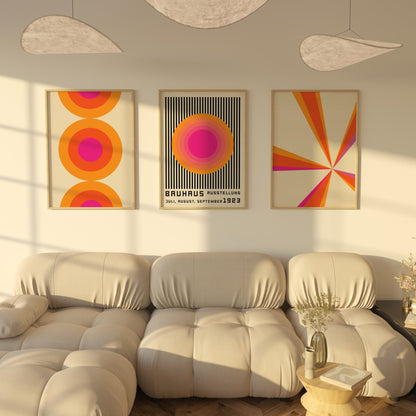 Bauhaus Print Set of 3 No. 10 - POSTERAMI