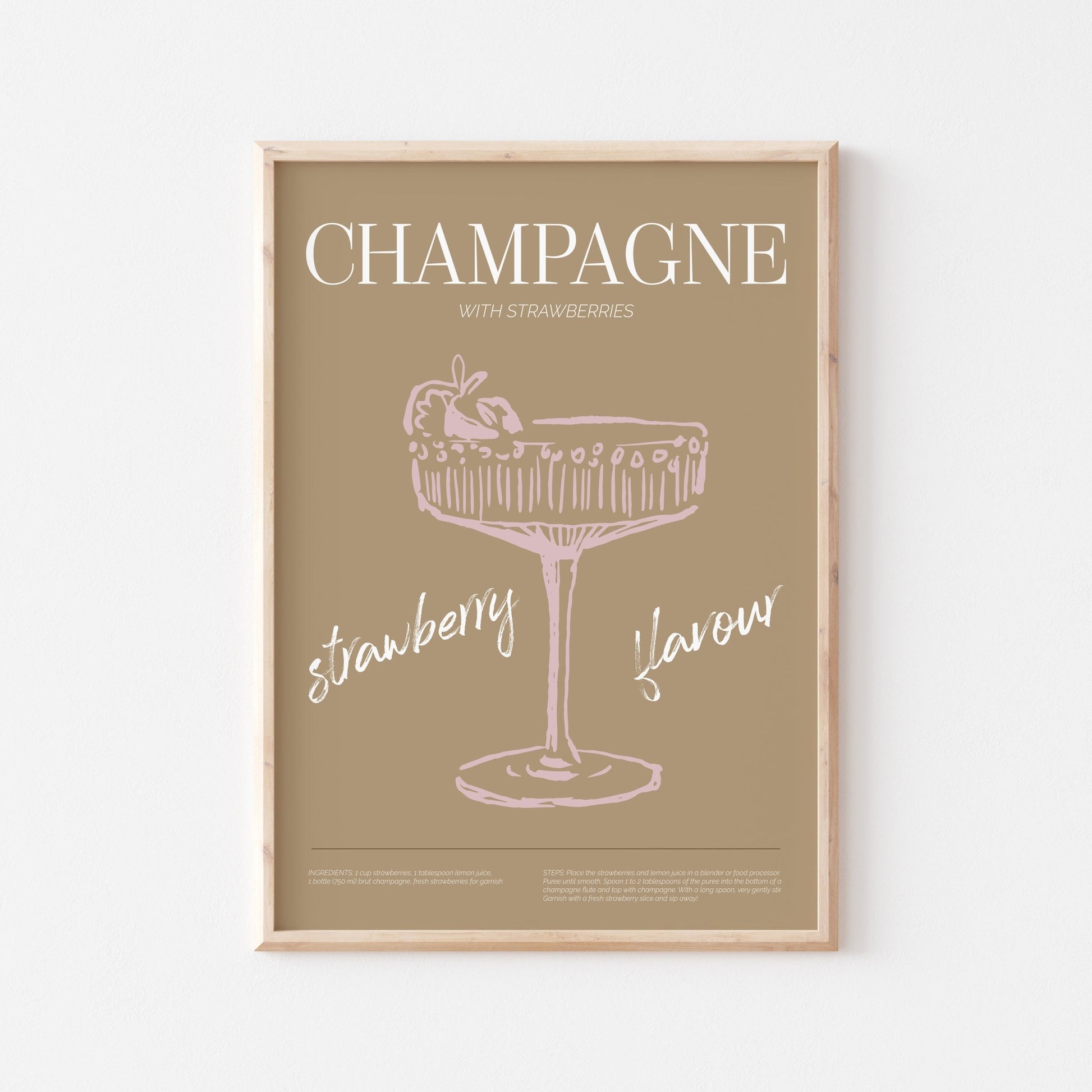 Champagne Art Print - POSTERAMI